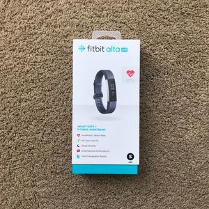 Gray Fitbit Alta HR Fitness Tracker